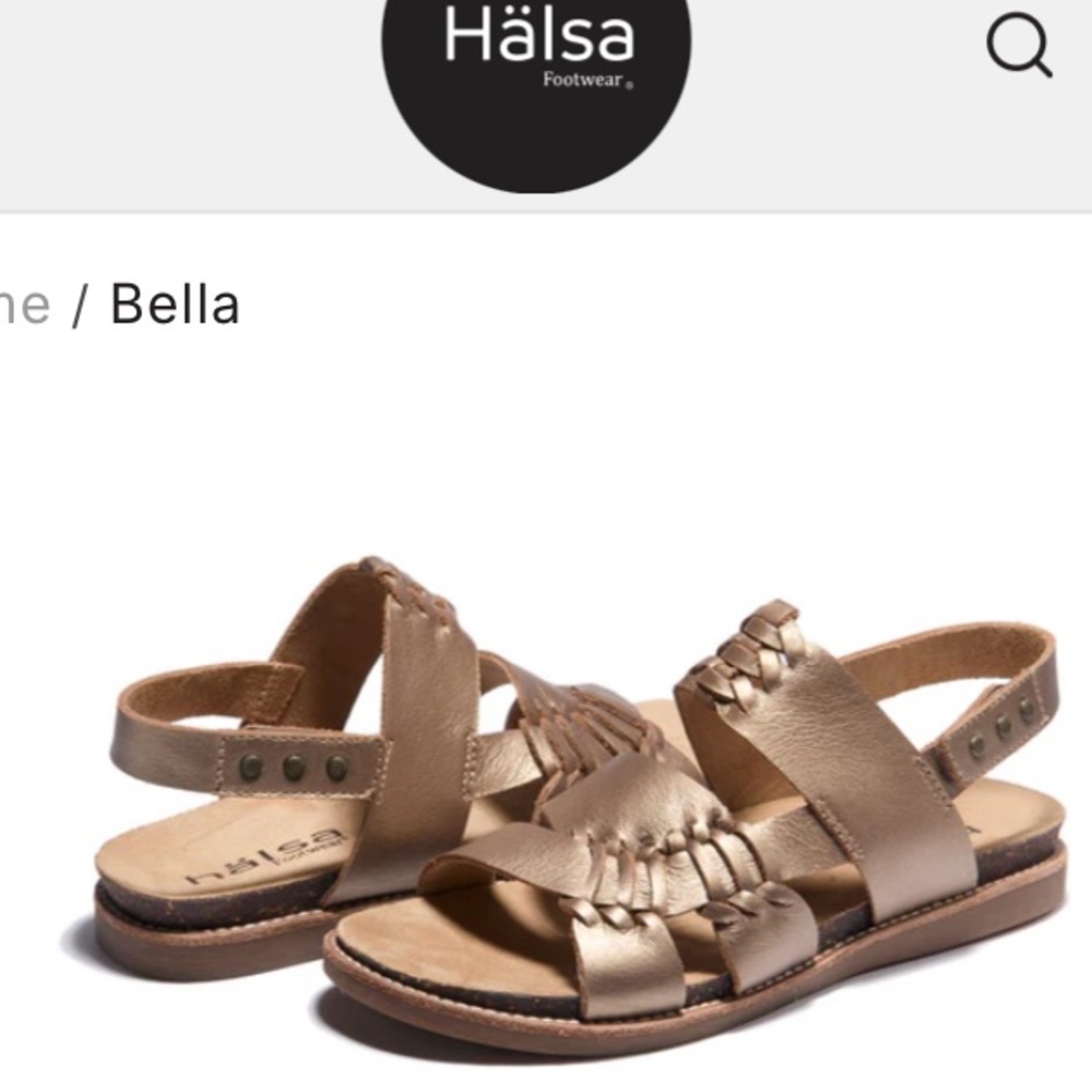 Hälsa Bella Gold Sandals